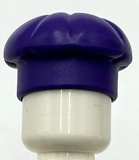 Lego New Dark Purple Minifigure Headgear Hat Chef Toque Part