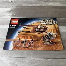 Lego Star Wars Geonosian Fighter 4478 c.2003 - Manual Only Instructions
