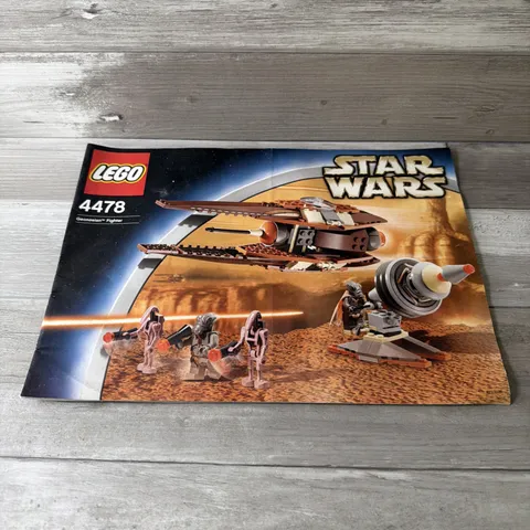 Lego Star Wars Geonosian Fighter 4478 c.2003 - Manual Only Instructions