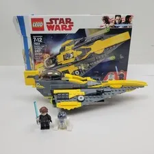 LEGO 75214 Star Wars Anakin's Jedi Starfighter 99% Complete NO MANUAL 