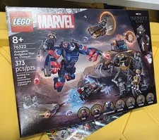 LEGO Avengers: Endgame Final Battle Infinity Saga Thor Rocket Raccoon Iron 76322