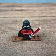 LEGO Darth Vader Minifigure Kids OS Red Good Holiday Sweater Star Wars sw1129