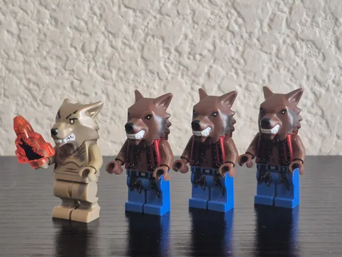 Lego Werewolf Minifigure Lot Of 4 Harry Potter Monster Fighters 9463 76407 Rare