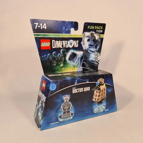 LEGO Dimensions 71238 Doctor Who Cyberman & Dalek Fun Pack NEW