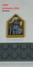 LEGO NEW 2x3 Pearl Gold Tile Sir Cadogan Portrait (1x) 1060680 Brick 35341