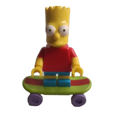 LEGO Minifigure The Simpsons 71005 Bart Simpson Skateboard