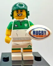 LEGO (71025) CMF Series 19 Rugby Player Minifigure col19-13 Complete New Footbal