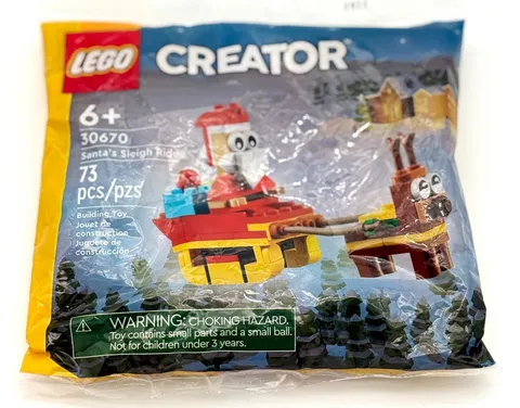 LEGO CREATOR: Santa's Sleigh Ride (30670) Sealed New Christmas RARE & LIMITED