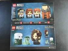 Lego Brickheadz Harry Potter Lot 40495, 40496  Voldemeort Bellatrix Hagrid