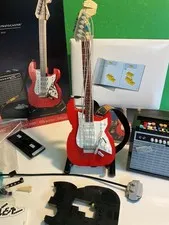 LEGO Ideas Fender Stratocaster Electric Guitar (21329) With Manual Box Built