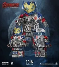 LEGO Marvel Comics Jin Custom Iron Man MK1 Ultron Pad Printed Minifigure NEW