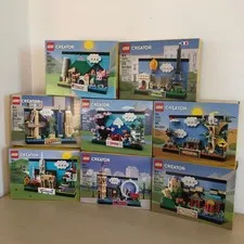 Lego Creator Postcard Collection - All 8 New in Sealed Box 40568 40651 40654 etc