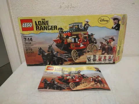 Lego Stagecoach Escape Set #79108 BOX+MANUAL ONLY no parts or figs.     A