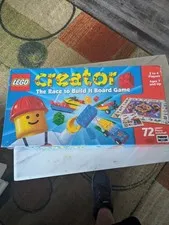 LEGO Creator The Race to Build It Board Game Complete Set 72 Pieces Ages 7+