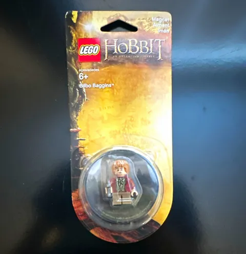 LEGO The Hobbit Bilbo Baggins Magnetic Minifigure Magnet 850682 2013 6+