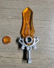 New LEGO Large Robot Cooper's DREAMZzz Sword, Flat-Silver and Trans-Orange