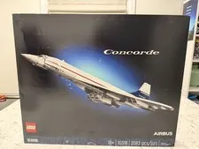 LEGO Icons Concorde Airbus Set 10318, 2083 Pieces, 18+, Complete Set