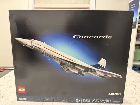LEGO Icons Concorde Airbus Set 10318, 2083 Pieces, 18+, Complete Set