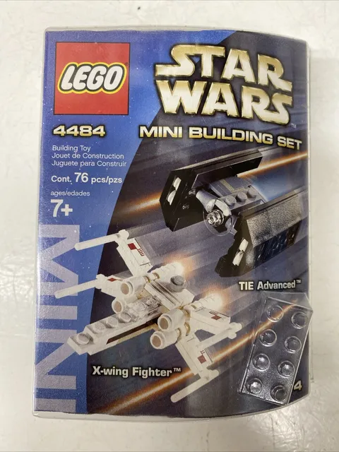 LEGO Star Wars: X-Wing Fighter & Tie Advanced 4484 New NIB Mini Building Set 1/4