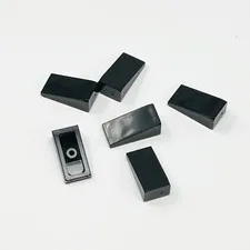 5404 LEGO Parts Slope 18 2x1x2/3 BLACK (6)