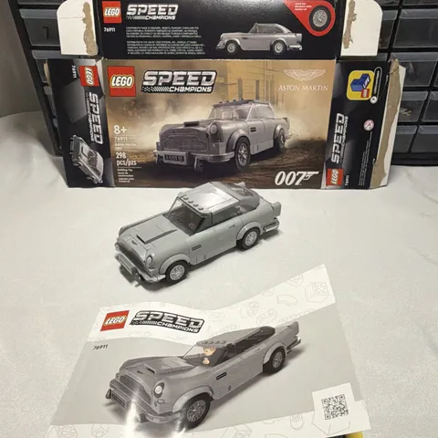 LEGO Speed Champions 007 Aston Martin DB5 76911 Complete Set 298pcs 8+