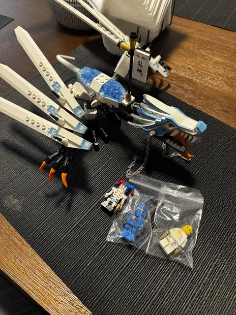 LEGO NINJAGO: Ice Dragon Attack (2260) 99% Complete Used