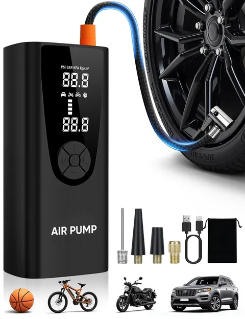 Krcqap Upgrade Tire Inflator Portable Air Compressor-180Psi Air Pump For Car