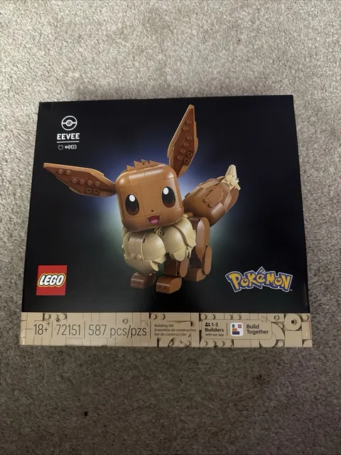 Lego Pokemon Eevee  587 Piece Building Set 72151