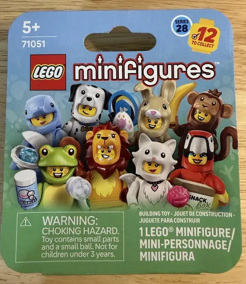 LEGO Minifigures Series 28 Lion Costume Figure 71051 Sealed Identified Blind Box