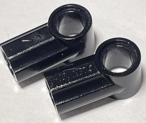 LEGO® 32013 Technic, Axle and Pin Connector Angled #1 Black Quantity 2