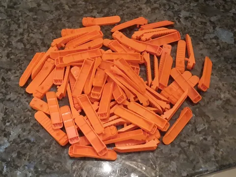 LOT of (80) LEGO Orange Brick and Axle Separator Human Tool 96874 Blocks Bulk
