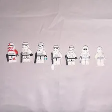 LEGO Star Wars Stormtrooper Minifigures Lot of 7 Plastic Age 6+