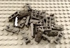 LEGO Lot of 25 Dark Bluish Gray 1x2 Bar End Plate Pieces