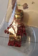 Lego Marvel Battle Damaged Iron-man Minifigure Brand New Assembled