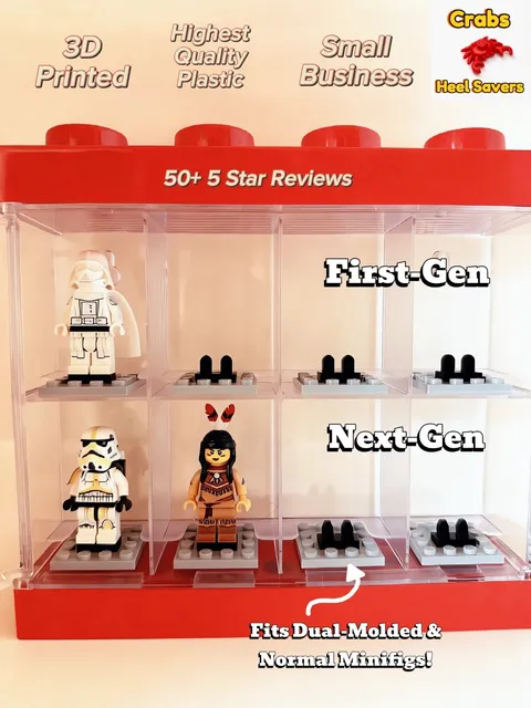 LEGO Minifigure Heel Savers Black