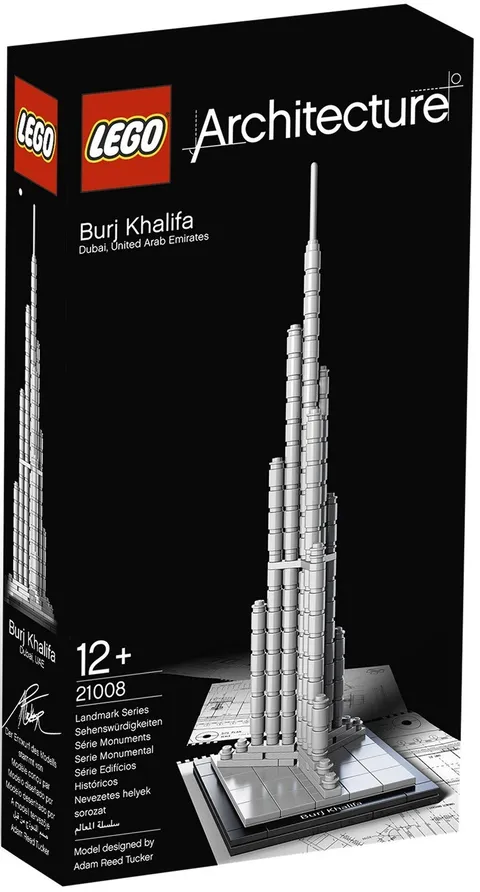 LEGO Architecture - 21008 Burj Khalifa - Complete with Instructions and Box