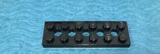 LEGO PART 32001 TECHNIC PLATE 2X6 WITH 5 HOLES (BLACK)