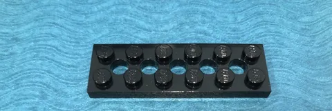 LEGO PART 32001 TECHNIC PLATE 2X6 WITH 5 HOLES (BLACK)