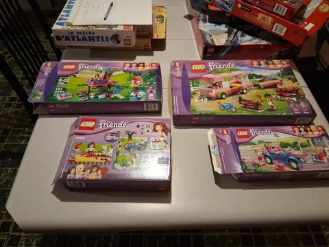 Lot Of 4 Empty Lego Friends Boxes 3065 Olivia's Tree House 3184, 41026, 3183