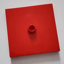 Lego Red Duplo Turntable 4 x 4 Base, Flush Surface 92005