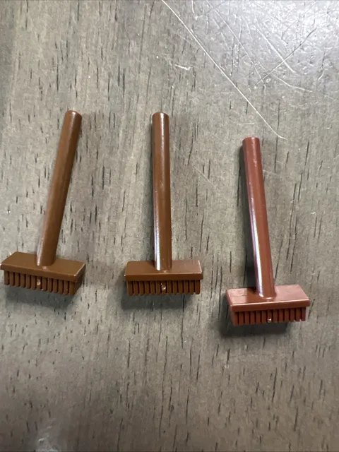 LEGO 3836 Brown Push Brooms