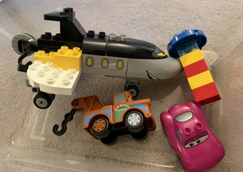 LEGO DUPLO 6134 Siddeley Saves the Day Disney Pixar Cars Near Complete Rare