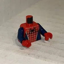 LEGO SPIDER-MAN MINIFIGURE TORSO PIECE RARE 2000'S VERSION