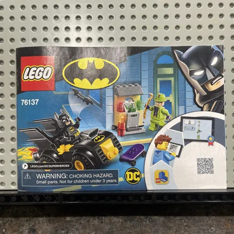 Lego Batman vs. Riddler Robbery Instruction Booklet 76137 Manual Only No Bricks