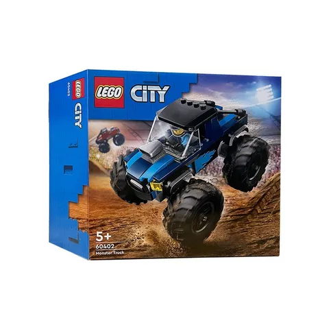 LEGO City 60402 Blue Monster Truck 148 Pieces New Sealed Box