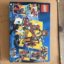 LEGO DC Batman 6857 Dynamic Duo Funhouse Escape 380pc ComicBook 2012 damaged box