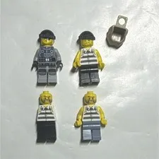 LEGO Minifigure Lot of 4 Figures Random Robbers 