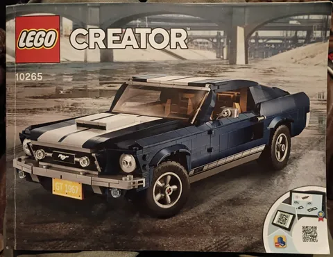 Lego Creator Ford Mustang 10265 Instruction Manual Book ONLY