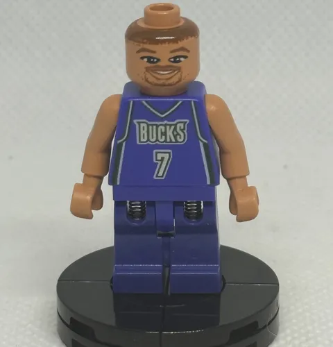 LEGO NBA (3563) Toni Kukoc Minifigure #7 Milwaukee Bucks Basketball nba003