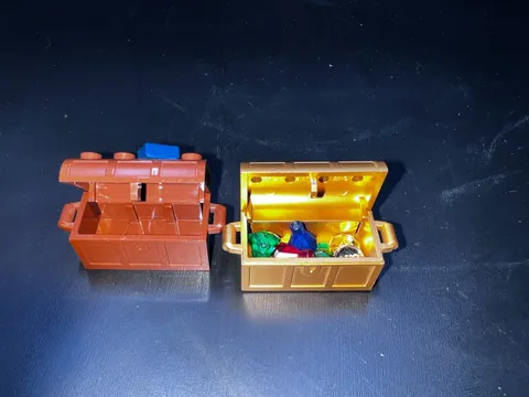 Lego Lot of Two Treasure Chest with Gems
